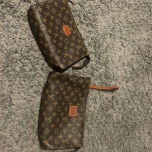 $150 for 2 travel makeup lv pouches